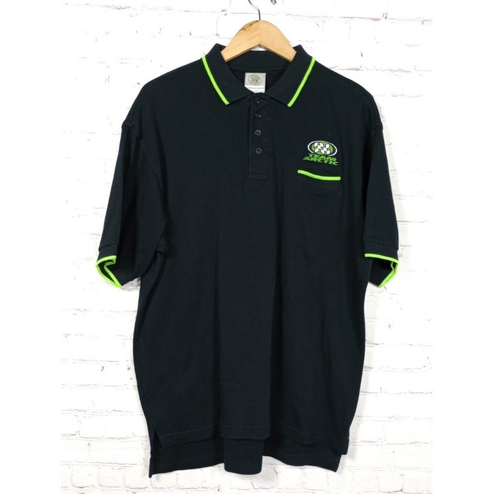 ArcticWear Mens Size XL Polo Shirt Short Sleeve Arctic Cat Team Arctic